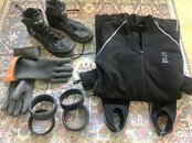 Arctic Undergarment, Bare Rock Boots, SI Tech rings.JPEG