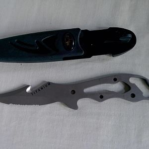 Saekodive Titanium Dive Knife 800 Baht