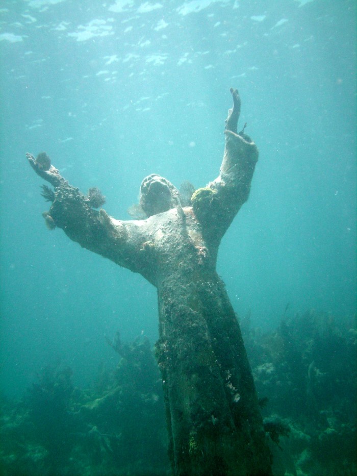 Key Largo-Snorkeling Christ of the Abyss