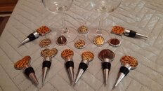 wine bottle stoppers and wine glass charms.jpg