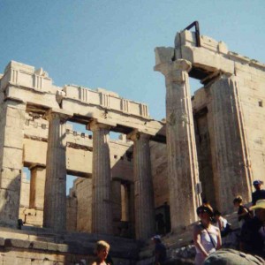 The Parthanon in Athens, Greece