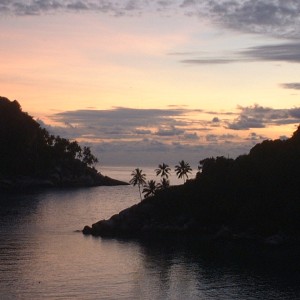 Sunrise at Aur Island, Malaysia