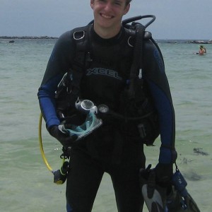 Michael at the jetties in Panama city beach