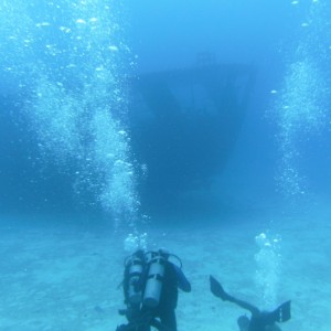 ship wreck in Cozumel