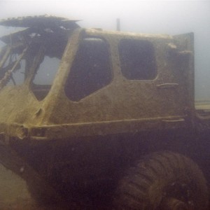 Armoured Personnel Carrier wreck