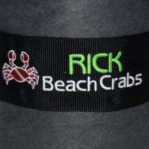 YourTankTag with Beach Crab Dive Club Logo