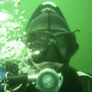 December Diving in a Texas Lake