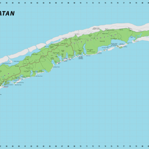 Roatan Map