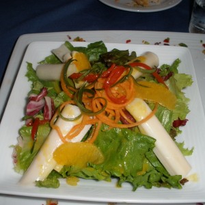 Hearts of Palm Salad - Captain's Cove   Cancun