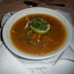 Lime Soup - La Palapa   Cancun
