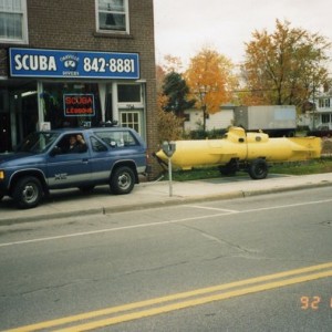 Submarine at Oakville Divers