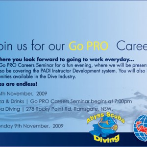Sydney's Go PRO Careers Seminar Invitiation