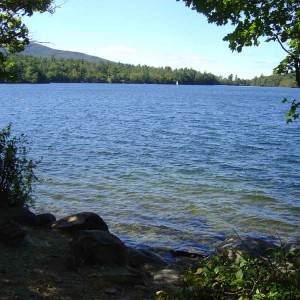 One of several entry points. Freshwater dive at Dublin Lake, Dublin, NH, Se