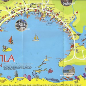 Utila Town Map