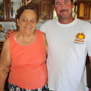 Cary Bush and his Mother, who cooks like a dream