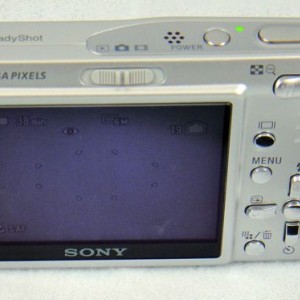 Sony DSC-T9 Rear