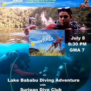 Lake Bababu Diving on TV
