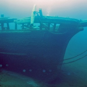 Wreck of the Arabia in Tobermory, Canada