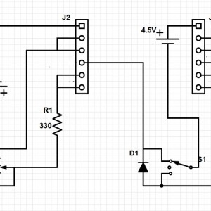 Schematic using the Lascar SP200 Panel Meter