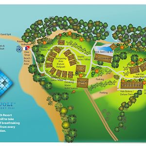 Volivoli Beach Resort Map