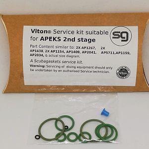 Viton Service kit for pure oxygen 2nd stages