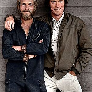 Paul-Newman-Clint-Eastwood-Retro-Vintage-Young-Actors-32x24-Print-Poster