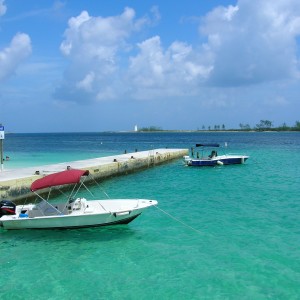 Dockside in the Bahamas