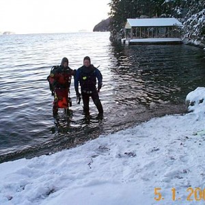 first dive of 2003