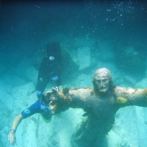 Jesus Statue off Key Largo