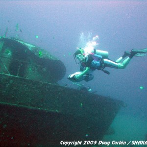"Scootering Past the St. Anthony Wreck"