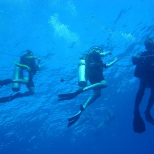 Line down the the YO-257 (Inst. Eddie with New Divers)