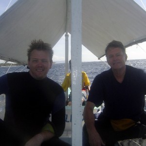 Gilligan and Sun Tan Man Off Alona Beach