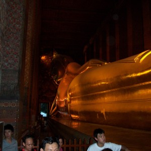 Reclining Gold Buddha