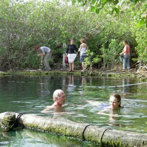 A cenote near Tulum