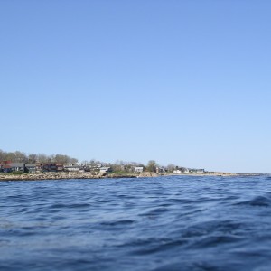 View of the shore