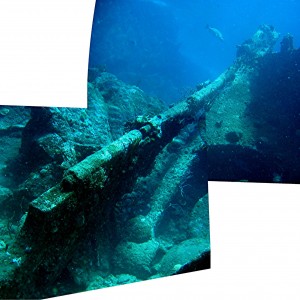Rudder of the RMS Rhone
