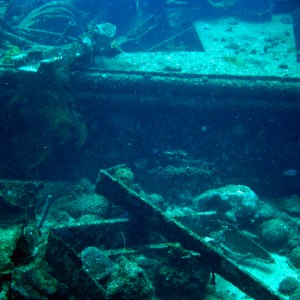 Curacao Barge at Carpile site