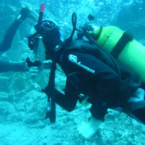 Tom\'s first dive
