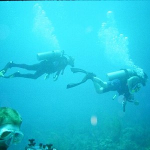 2 of the guys diving