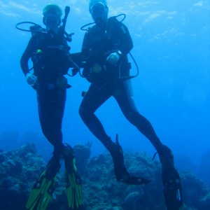 Diving with my 12 year old son