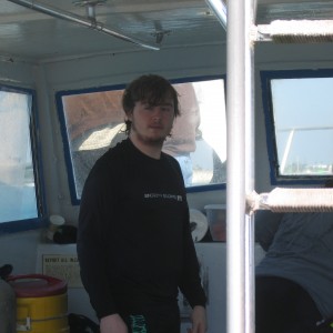 Kidlet 1 on Jim Abernathy's boat