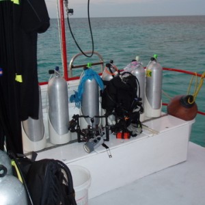 view of dive station