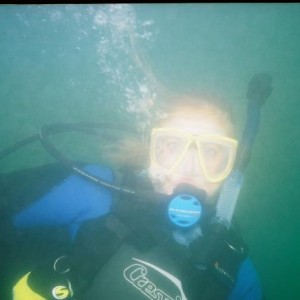 my first underwater portrait