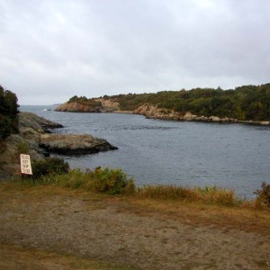 Sea conditions at Fort Wetherill