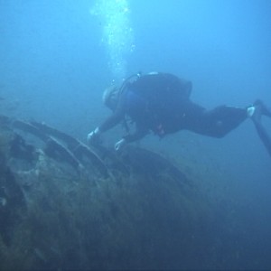 Diver on U-352