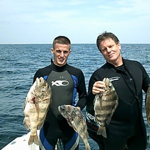 Spearfishing on the Tex Edwards, Pensacola