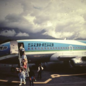 SAHSA jet from Houston to San Pedro Sula