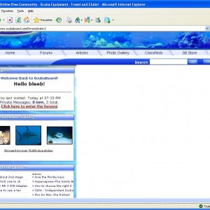 SB homepage screenshot