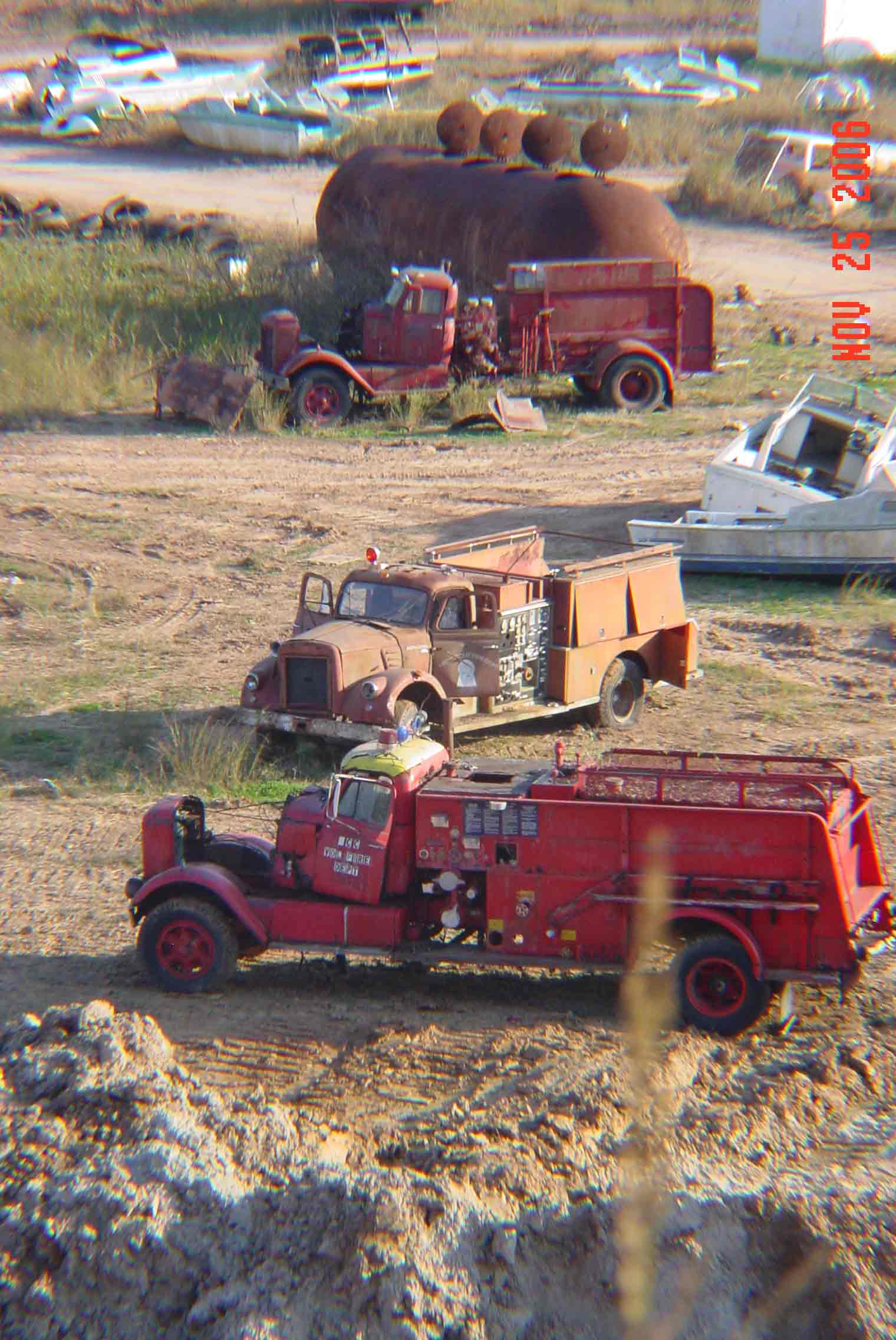 3 Fire Trucks in Mammoth Lake