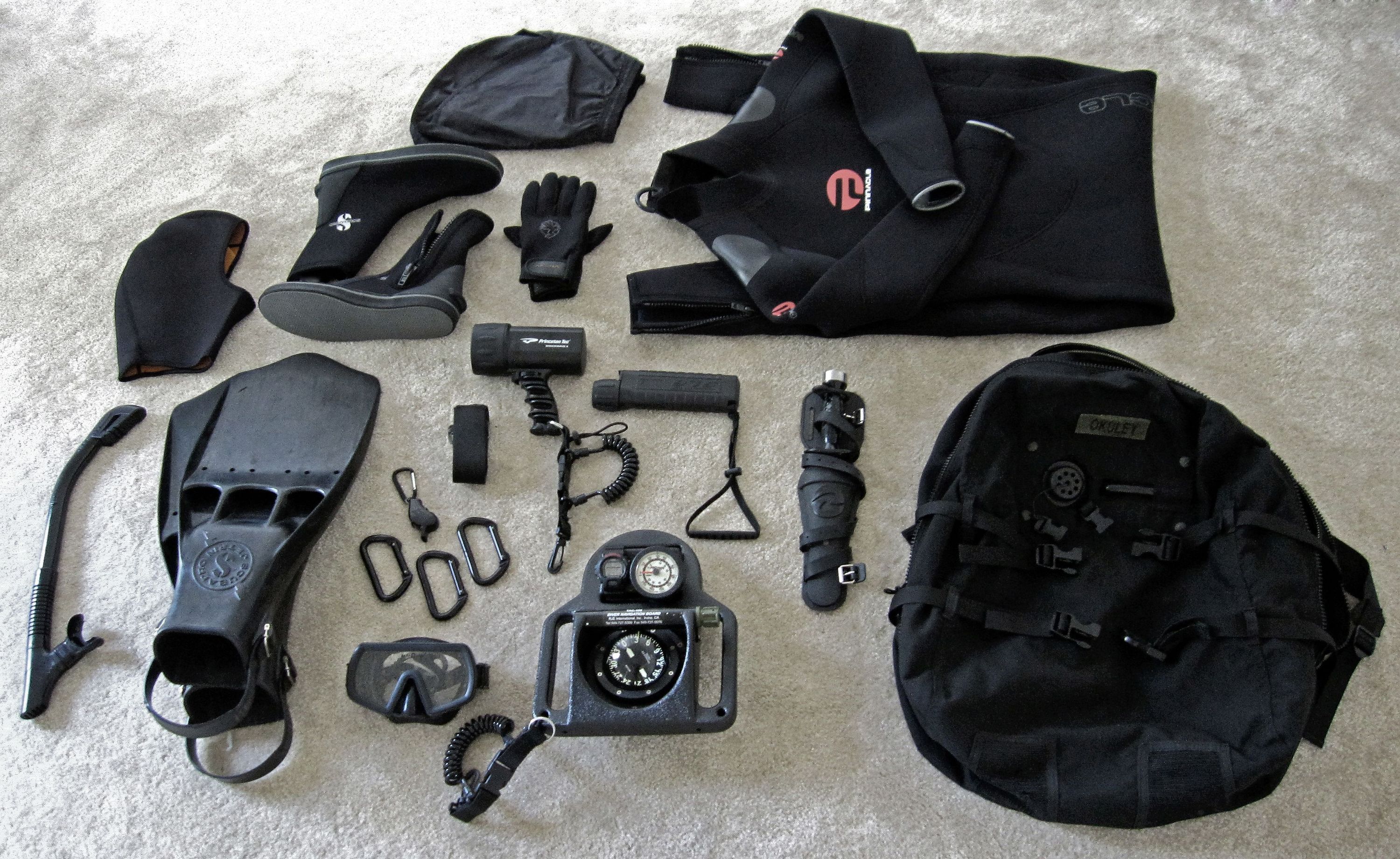 Basic Dive Load Out